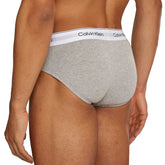 Slip Uomo Calvin Klein Modern Cotton 3 Pack Bianco Grigio | NonSoloSport