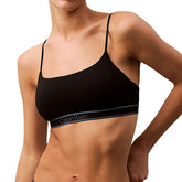 Bra Donna Calvin Klein Tonal Logo Nero | NonSoloSport