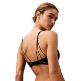 Bra Donna Calvin Klein Tonal Logo Nero | NonSoloSport