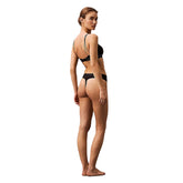 Perizoma Donna Calvin Klein Tonal Logo Nero | NonSoloSport