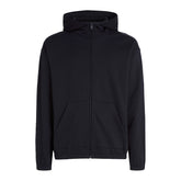 Felpa Uomo Calvin Klein Full Zip Cappuccio Nero | NonSoloSport