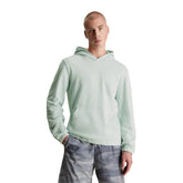 Felpa Uomo Calvin Klein Linear Logo Tst Cappuccio Mint | NonSoloSport