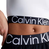 Calvin Klein T-Shirt Crop Donna Bianco | NonSoloSport