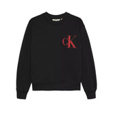 Felpa Ragazzo Calvin Klein Back Graphic Nero | NonSoloSport