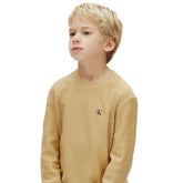 Maglioncino Bambino Calvin Klein Basic Beige | NonSoloSport