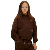 Felpa Bambino Calvin Klein Signature Marrone | NonSoloSport