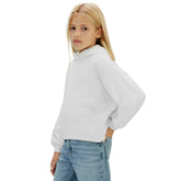 Felpa Bambina Calvin Klein Signature Bianco | NonSoloSport
