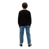 Maglione Ragazzo Calvin Klein Monogram Regular Nero | NonSoloSport