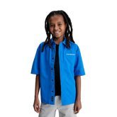 Calvin Klein Camicia Nylon Taglio Relaxed Bambino Blu | NonSoloSport