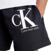 Calvin Klein Short Logo Bambino Nero | NonSoloSport