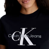 T-Shirt Donna Calvin Klein Logo Regular Nero | NonSoloSport