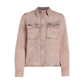 Camicia Donna Calvin Klein Slim Denim Rosa | NonSoloSport