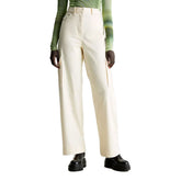Pantalone Donna Calvin Klein Cargo Hw Bianco Crema | NonSoloSport