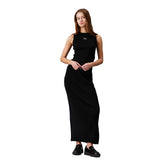 Maxi Gonna Donna Calvin Klein Lyocell Nero | NonSoloSport