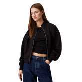 Cardigan Donna Calvin Klein Monogramma Nero | NonSoloSport