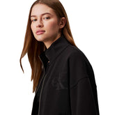 Cardigan Donna Calvin Klein Monogramma Nero | NonSoloSport