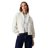 Cardigan Donna Calvin Klein Relaxed Avorio | NonSoloSport