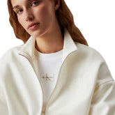 Cardigan Donna Calvin Klein Relaxed Avorio | NonSoloSport