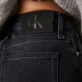 Jeans Donna Calvin Klein Mom Nero | NonSoloSport