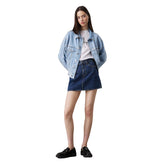 Giacca Jeans Donna Calvin Klein Crop Blu | NonSoloSport