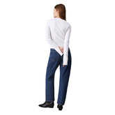 T-Shirt Manica Lunga Donna Calvin Klein Slim Bianco | NonSoloSport