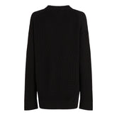 Maglione Donna Calvin Klein Intarsia Nero | NonSoloSport