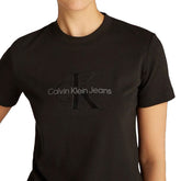 T-Shirt Donna Calvin Klein Monologo Nero | NonSoloSport