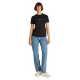T-Shirt Donna Calvin Klein Monologo Nero | NonSoloSport