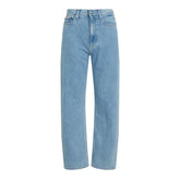 Jeans Donna Calvin Klein High Rise Barrel Blu Chiaro | NonSoloSport