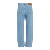 Jeans Donna Calvin Klein High Rise Barrel Blu Chiaro | NonSoloSport