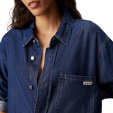 Abito Jeans Donna Calvin Klein Chemisier Blu | NonSoloSport