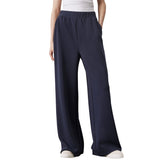 Pantalone Donna Calvin Klein Relaxed Blu | NonSoloSport
