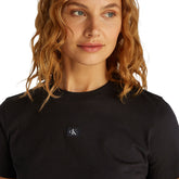 T-Shirt Donna Calvin Klein Regular Nero | NonSoloSport