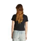T-Shirt Donna Calvin Klein Stemma Nero | NonSoloSport
