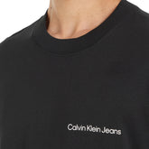T-Shirt Uomo Calvin Klein Logo Institutional Nero | NonSoloSport