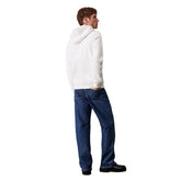 Felpa Uomo Calvin Klein Monogramma Avorio | NonSoloSport