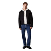 Felpa Uomo Calvin Klein Monogramma Avorio | NonSoloSport