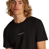 T-Shirt Uomo Calvin Klein Monogramma Nero | NonSoloSport