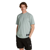 T-Shirt Uomo Calvin Klein Taglio Relaxed Grigio | NonSoloSport