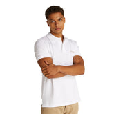 Polo Uomo Calvin Klein Monologo Bianco | NonSoloSport