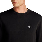 Maglione Uomo Calvin Klein Regular Nero | NonSoloSport