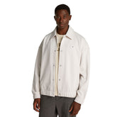 Giacca Uomo Calvin Klein Baseball Beige | NonSoloSport
