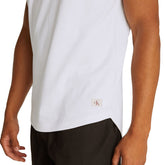 Canotta Uomo Calvin Klein Stemma Bianco | NonSoloSport