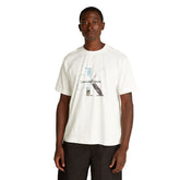 T-Shirt Uomo Calvin Klein Stampa Monogram Bianco | NonSoloSport
