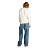 Felpa Uomo Calvin Klein Badge Bianco | NonSoloSport