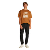 Jeans Uomo Calvin Klein Skinny Cargo Nero | NonSoloSport