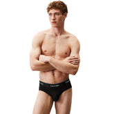 Slip Uomo Calvin Klein Icon Cotton Stretch 3 Pack Nero | NonSoloSport