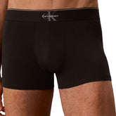 Boxer Calvin Klein Graphic Monogram Cotton Stretch 3 Pack Nero | NonSoloSport