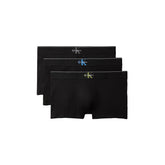 Boxer Calvin Klein Graphic Monogram Cotton Stretch 3 Pack Nero | NonSoloSport