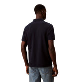 Polo Manica Corta Uomo Calvin Klein Piquè Blu | NonSoloSport